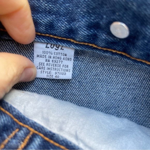 Lugz | Vintage Y2K Carpenter Jeans Blue Denim Hammer Loop Baggy Grunge | Size 40 - Picture 11 of 11